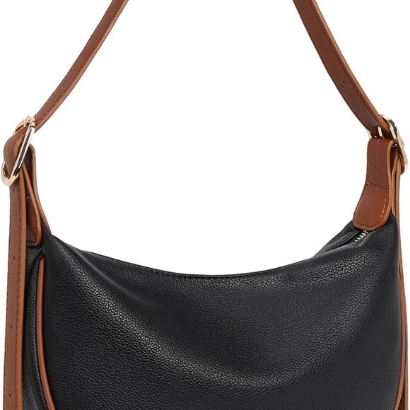 Purses for Women Small Crossbody Bags Crescent Shoulder Bag Hobo Handbag with Ad - Picture 1 of 7